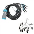 Indoor Drip Irrigation System For 10 Pots Watering. 