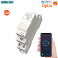 Smart Life ZigBee Switch Timer 20A Relay App Monitor Energy and Remote Control ON OFF AC100-240V Supports Alexa  Home. 