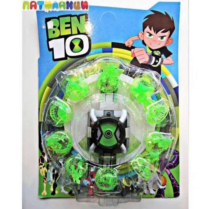 Ben 10 Watch Toy Lights and Music (Sealed pack with Action Figures)
