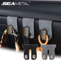 SEAMETAL Car Seat Hook Hanger Co-Pilot Storage Box Hanger Metal Hook for Bag Luxury Suede 15KG Large-Bearing Car Handbag Holder. 