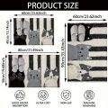 VIKAMA Striped Cartoon Cat Carpet Soft Doormat Waterproof Floor Mat Rug For Bedroom Carpet For Live Room Outdoor Carpet Home Dec. 