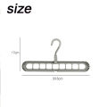 JJYY 9-hole Space Saving Hanger 360 Rotating Magic Hanger Multi-function Folding Magic Hanger Wardrobe Drying Clothes.