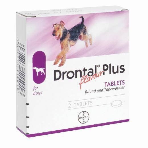 Drontal Plus Dog Deworming Tablet- pack of 5 Tablet