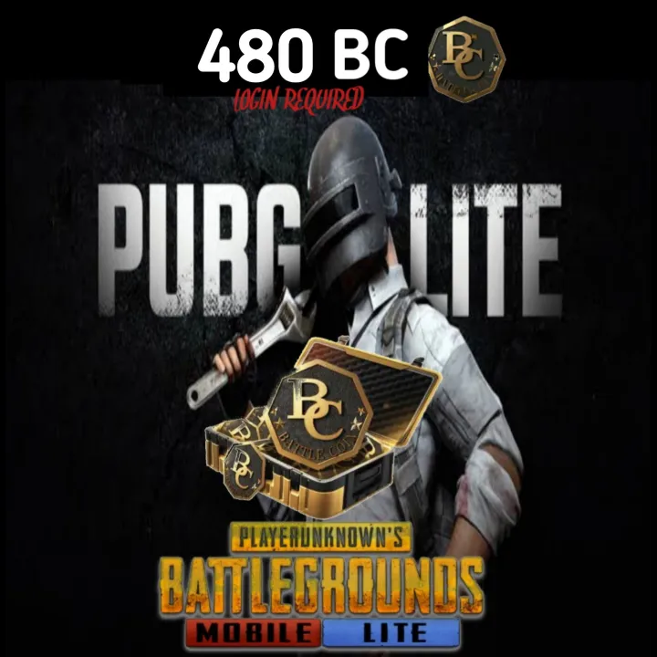 PUBG LITE 480 BC FAST DELIVERY LOGIN REQUIRED Daraz.pk