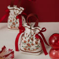 VIKAMA 10pcs Fresh Flower Bags, Wedding Gift Bags, Sweet Bags, Multi-Functional Drawstring Pouches, Durable And Beautiful.