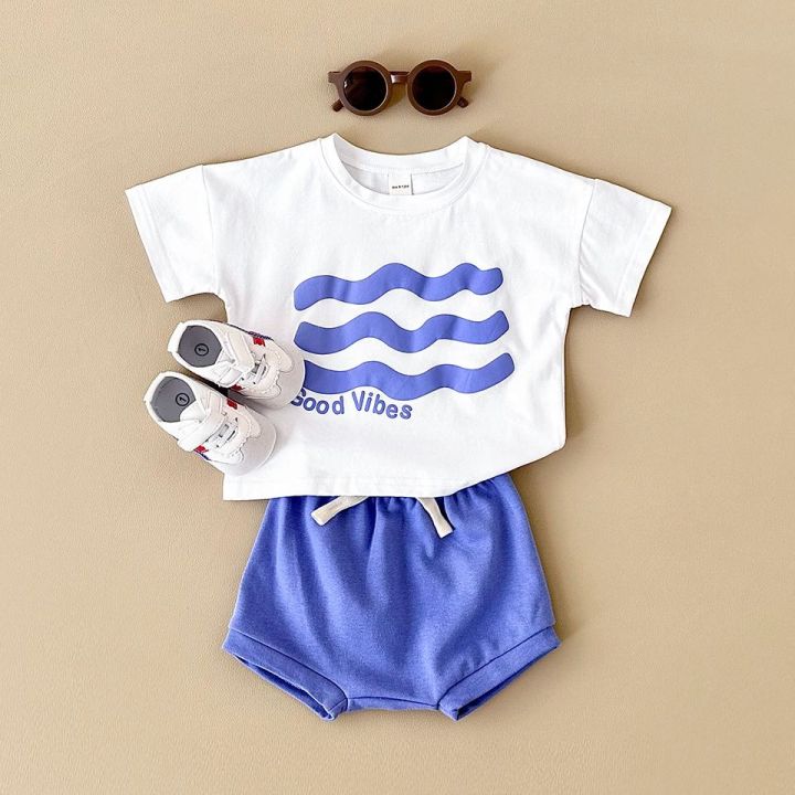 2024%20Summer%20Girl%20Baby%20Clothes%20Set%20Newborn%20Baby%20Cotton%20Sun%20Flower%20Print%20T-shirt+Beach%20Shorts%20Toddler%20Boy%20Outfit%20Suit%200-3Y%20-%20Image%202