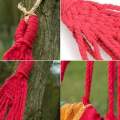 Wooden Camping Hammock. 