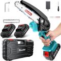 mini chainsaw Seesii Mini Chainsaw 6-inch Mini Chainsaw Cordless Tool Set 2×21V battery. 