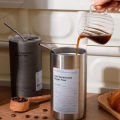 Stainless Steel Coffee Cup Thermoses Double Wall Vacuum Flask Insulated Cup Portable Ice American Coffee Mug Water Bottle. 