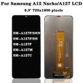 Samsung Galaxy A12 Display Samsung  SM-A127F A127 LCD Display Touch Screen. 