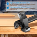 XCAN CNC Spoilboard Surfacing Router Bit 8mm Shank 3/4 Flute Insert Carbide Slab Flattening Router Bit Wood Planer Bit. 
