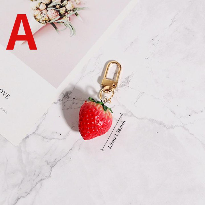 1PC%20Strawberry%20Red%20Heart%20Keychain%20Keyring%20for%20Women%20Girl%20Jewelry%20Simulated%20Fruit%20Cute%20Car%20Key%20Holder%20Keyring%20bag%20decoration%20-%20Image%202