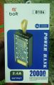 Bolt B106 20000MAH Power Bank Quick Charge Support High Led Lights. 