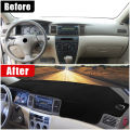 For Toyota Corolla E120 E130 2002 2003 2004 2005 2006 2007 Car Dashboard Cover Avoid Light Pad Sun Shade Mat Non-Slip Carpets.