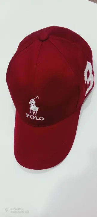 Quality%20polo%20logo%20meroon%20colour%20ajestable%20cap%20-%20Image%203