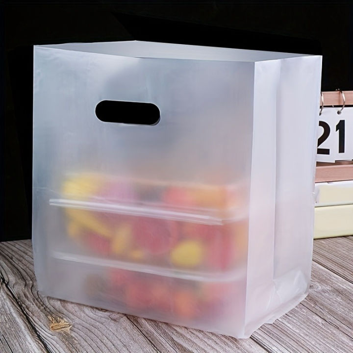 50pcs%20Transparent%20Plastic%20Gift%20Bags%20with%20Handles%20-%20Ideal%20for%20Salads,%20Cakes,%20Pizza,%20Bread,%20Desserts,%20Cookies,%20and%20Candy%20-%20Image%204