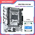MACHINIST X99 PR8-H Motherboard Combo Intel Xeon E5 2686 V4 or E5 2696 V4 CPU LGA 2011-3 Support DDR3 RAM NVME M.2.