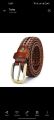 Braided Genuine Leather Belt
For Men. 