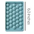 Ice Cube Trays with Lid Plastic Sphere Ice Ball Maker Mold for Freezer | Leak-Proof, BPA-Free Round Ice Cube Tray for Whiskey, Cocktails, Juice & Cold Beverages | Easy-Release & Reusable Ice Mould. 