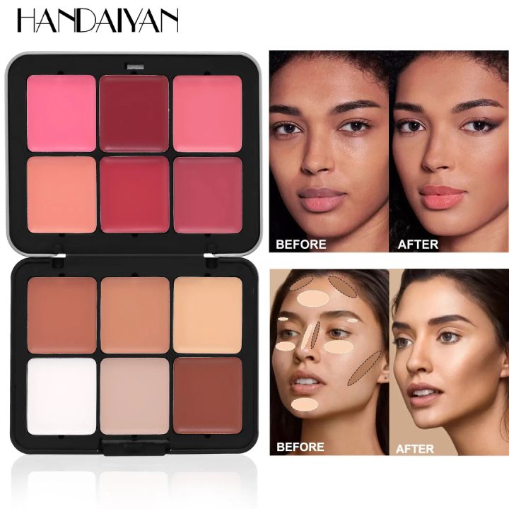 Handaiyan%20HD%20Face%20Essentials%20Palette%2012%20Shades%20Creamy%20Blush%20Palette%20Matte%20Blush%20Cream%20Cover%20Long%20Lasting%20Rouge%20Cream%20Makeup%20Palette%20-%20Image%202