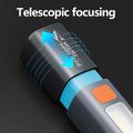 Smiling Shark SD1023 LED Multifunctional Flashlight with Hook Camping Light USB Rechargeable Zoomable. 