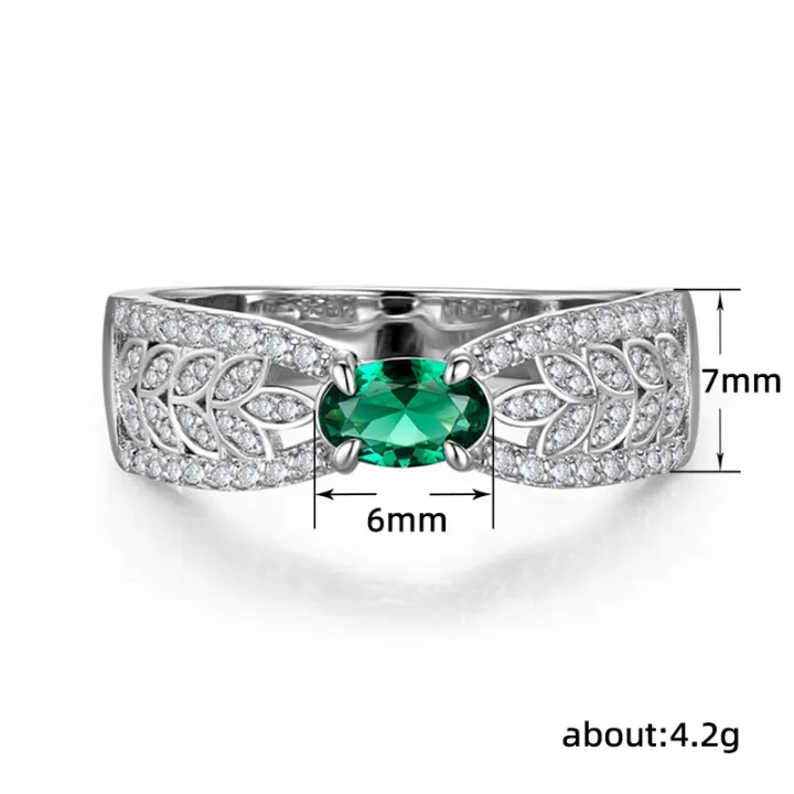Huitan%20Fancy%20Leaf%20Band%20Oval%20Green%20Cubic%20Zirconia%20Wedding%20Rings%20for%20Women%202023%20New%20Exquisite%20Finger%20Accessories%20Fashion%20Jewelry%20-%20Image%205