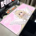 C-Chobits Chii Anime Girl Desk Mat Computer Office Extended Mouse Pad Laptop  Non-slip Large Mousepad Gamer Cabinet Carpet. 