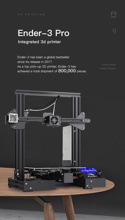 creality ender 3 pro 3d printer machine