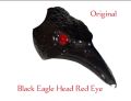 Boys Attitude Eagle Head korean Red eye metal Ring. 