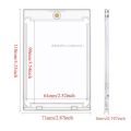 10pcs Card Case Holder 35pt Magnetic Card Holder for Trading Cards Hard Plastic Card Sleeves for MTG TCG Baseball Sports Cards.