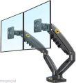 NB North Bayou Dual Monitor Desk Mount Stand Full Motion Swivel Computer Monitor Arm for Two Screens 17-27  Display S400. 