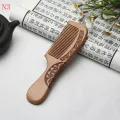 Natural Peach Wood Comb Close Teeth Anti-Static Head Massage Hair HealthTools. 