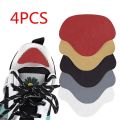 4Pcs Sneaker Heel Repair Pad Adjustable Size Wear-resistant Footbed Invisible Heel Repair Pad Repair Shoe Hole Pad Back Sticker. 