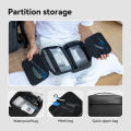 Travel Toiletry Bag Men's Business Trip Gods Dry Wet Separation Fitness Bath Bag Waterproof Makeup Storage Bag L_MR86 Wash Bag. 
