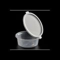 Mini Small Size Container Disposible with attached lid Pack Of 50 Pieces. 
