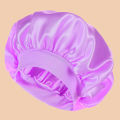 Satin Bonnet Silk Hair Bonnet for Sleeping, Soft Elastic Wide Band Sleep Cap for Curly Hair, Women Hair Care Night Head Cover. 