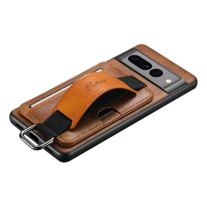 SUTENI%20Faux%20Leather%20Wallet%20Phone%20Case%20For%20Google%20Pixel%206%206a%207%207a%208A%20Pro%20Card%20Slot%20Holder%20Cover%20-%20Image%204