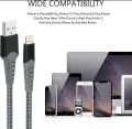 įPhone Charger Lightning Cable 2.5 Meters MFi Certified Nylon Braided iPhone Charger Cable Cord for íPhone 13 12 11 Pro M ax XS XR 8 Plus 7 Plus 6s Plus 5S SE íPad Pro íPad. 