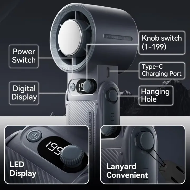 Portable%20Handheld%20Turbo%20Fan%20199Gear%20Strong%20Wind%20Speed%20LED%20Digital%20Display%20135%C2%B0Foldable%20Outdoor%203-in-1%20Handheld%20Fan%208000mAh%20F5PRO%20-%20Image%204