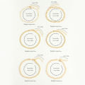 Multi-piece Set Bohemian Vacation & Simple Style Stackable Vegan Chain for Women Summer Anklet Plated 18K gold Silver hypoallerg.