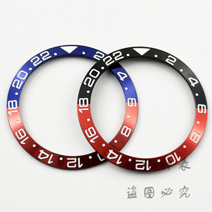 38mm%20Black%20Blue%20Red%20Yellow%20Green%20Purple%20Aluminum%20GMT%20Bezel%20Sloping%20Diving%20Watch%20Insert%20Watch%20Replace%20Watch%20Bezel%20Inserts%20Ring%20-%20Image%204