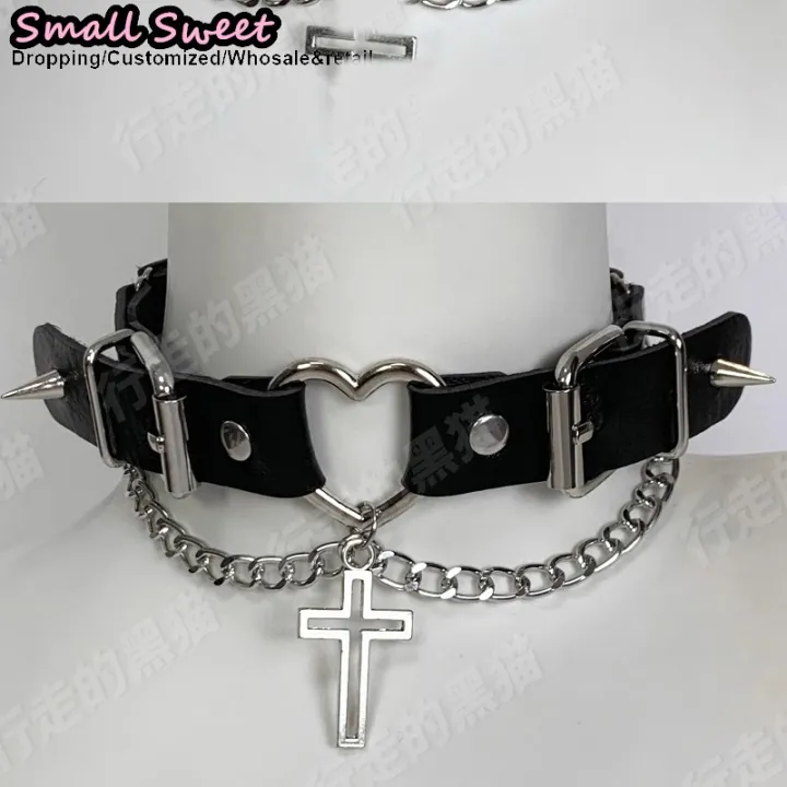 Goth%20Hair%20Accessories%20Harajuku%20Gothic%20Lolita%20Y2K%20Girl%20Punk%20Love%20Floral%20Lace%20Ruffled%20Hair%20Band%20Headband%20Hair%20Hoop%20Choker%20Necklace%20-%20Image%207