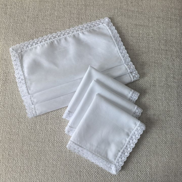 25CM/9.84IN,%206PCS%20Thin%20Pure%20Cotton%20Fabric%20Lace%20Handkerchief%20Wedding%20Decoration%20Home%20Ornament%20Bag%20Decoration%20Handkerchief%20Solid%20C%20-%20Image%204