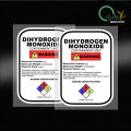 Hydrogen monoxide stickers for living room cute print fenders anime art kids cartoon stickers decoration home car decoration. 