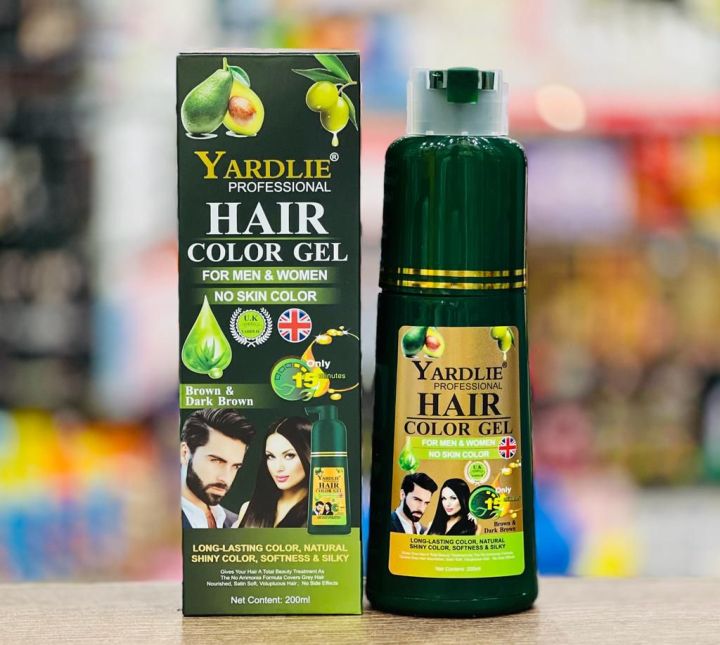 Yardlie%20Professional%20Dark%20Brown%20Hair%20Colour%20Gel%20200ml%20Pump%20(New%20Advanced%20Technology)%20-%20Image%202