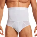 Men Tummy Control Compression Panties Body Shaper High Waist Trainer Slimming Underwear Shapewear Belly Girdle Brief Butt Lifter. 