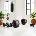 25Kg Hex Dumbbell - Black - Citizen Sports.