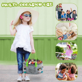 Portable Carrying Case for Toniebox Starter Set and Figurines Travel Felt Cloth Musical Toy Folding Bag for Toniebox Accessories. 