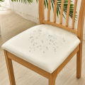 1PC, PU leather waterproof dining chair cover, chair seat cover, hotel chair protection cover, home seat cushion cover. 