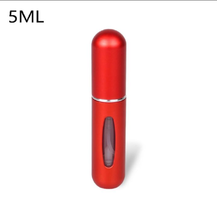 Mini Refillable Perfume Bottle Spray Aluminum 5ml Travel Atomizer Multicolor